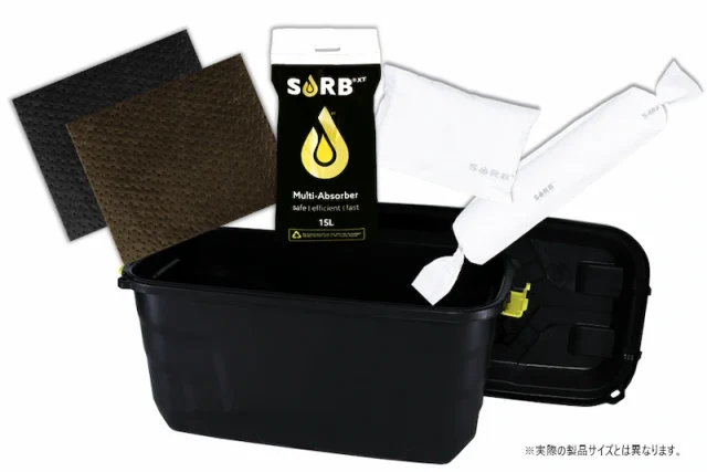 緊急用油吸着材キット